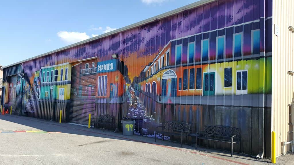 "Bernie's Backyard" in Houston