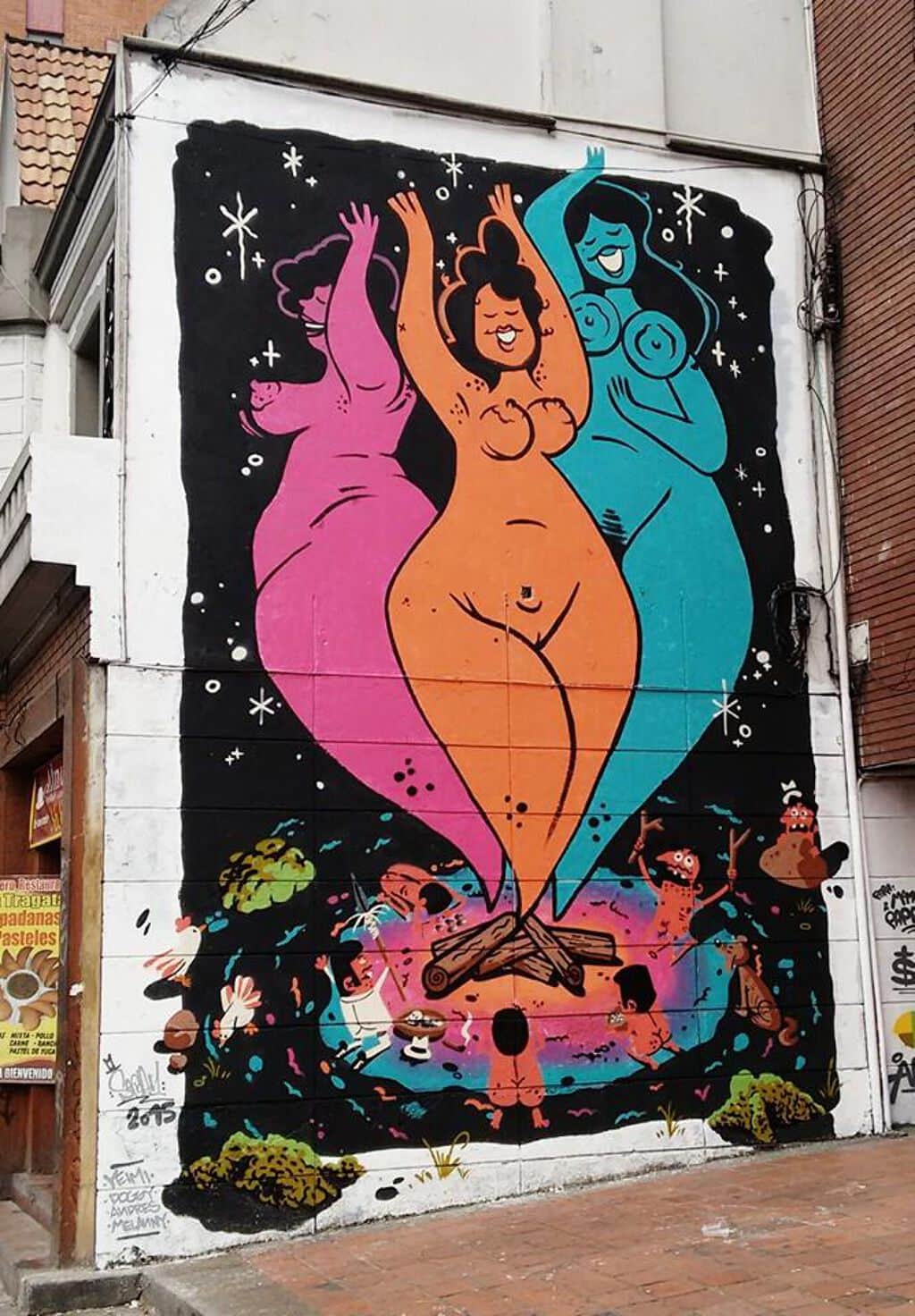 "Bonfire of worship - Hoguera de adoración" by Saga Uno in Bogota