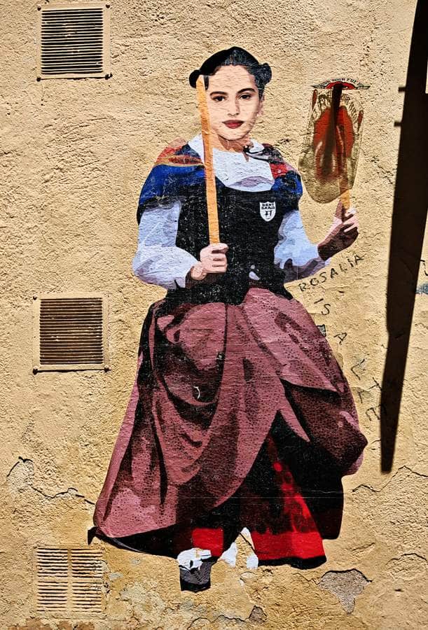 "Rosalia is a lie (Collage)" in Barcelona