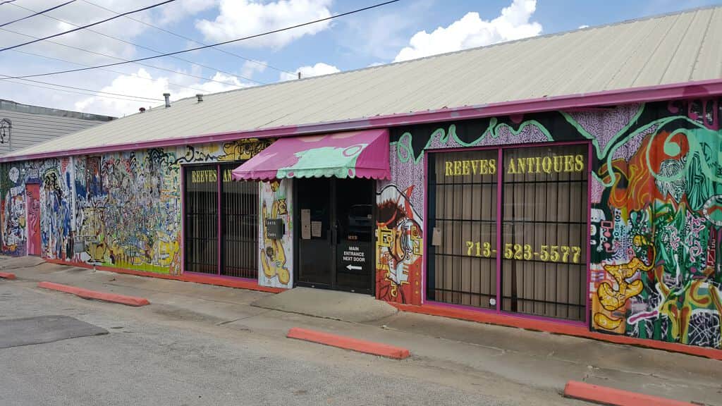 "Reeves Antiques" in Houston