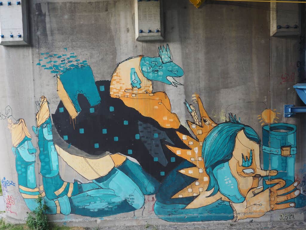 "Whimsical Creature with Companions" by KNARF in Vienna