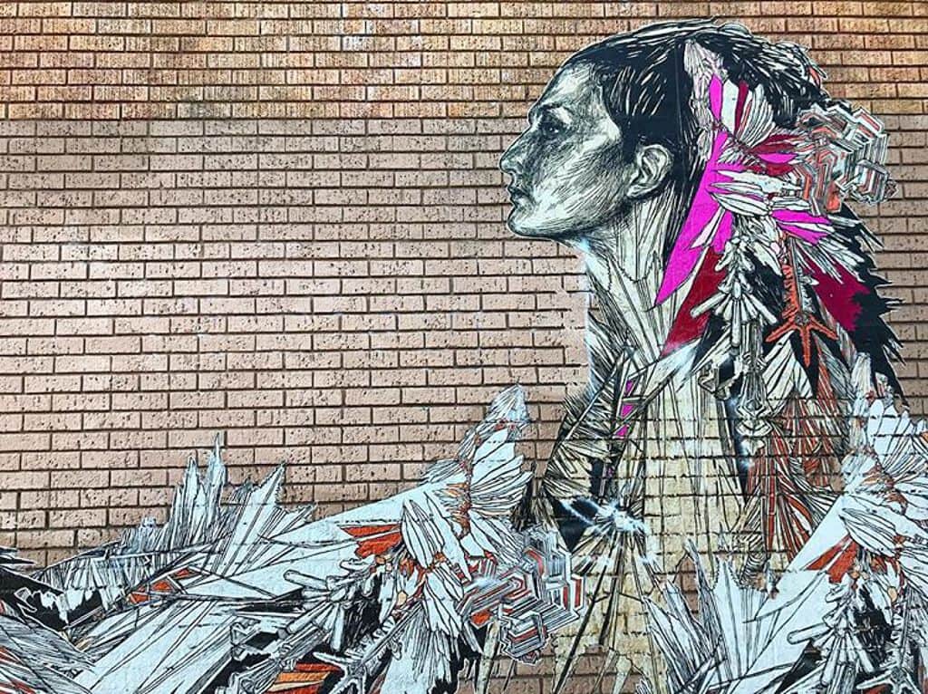 "Olivia" by Swoon in San Francisco