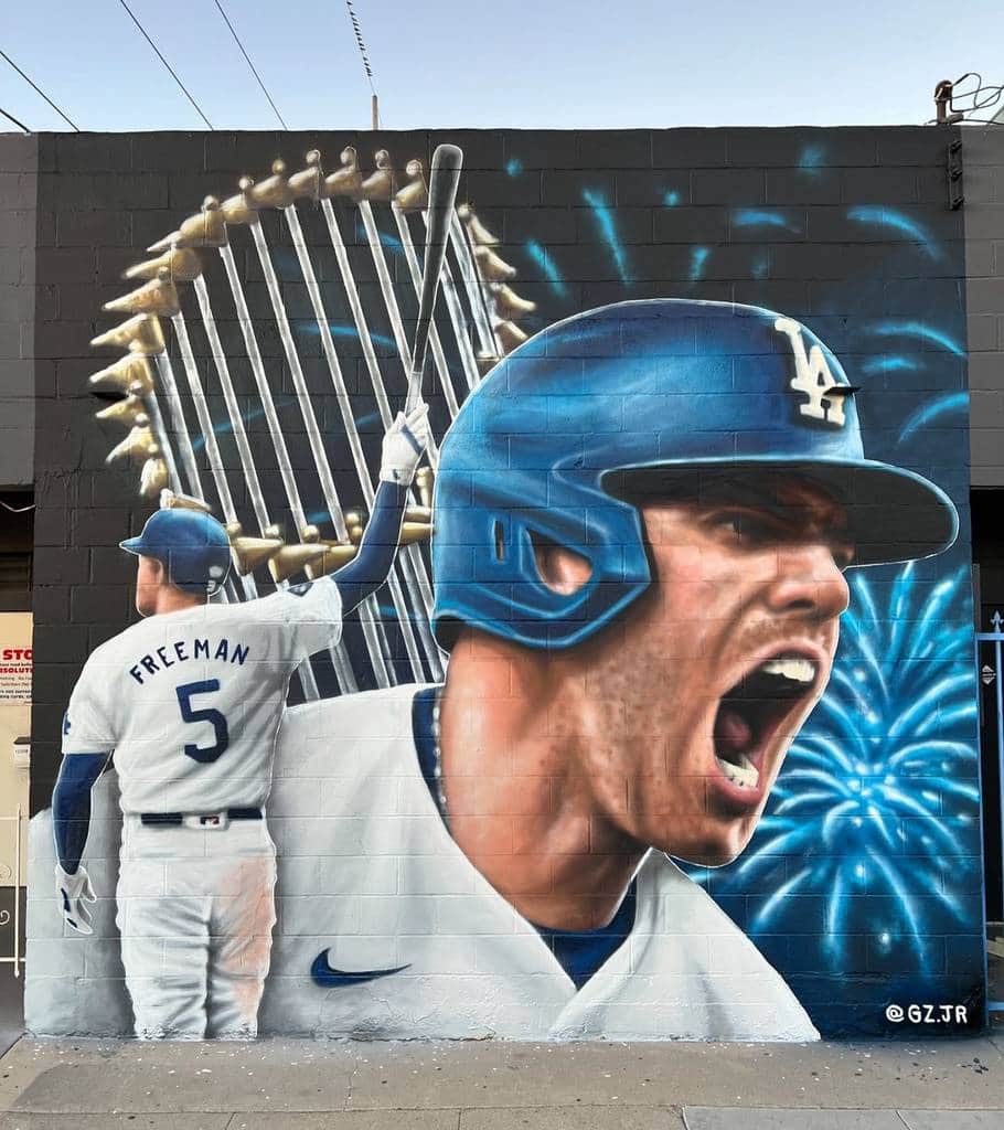 "Freddie Freeman" by Gustavo Zermeño Jr in Los Angeles