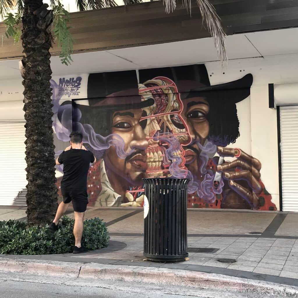 "Jimi Hendrix" by Nychos in Miami