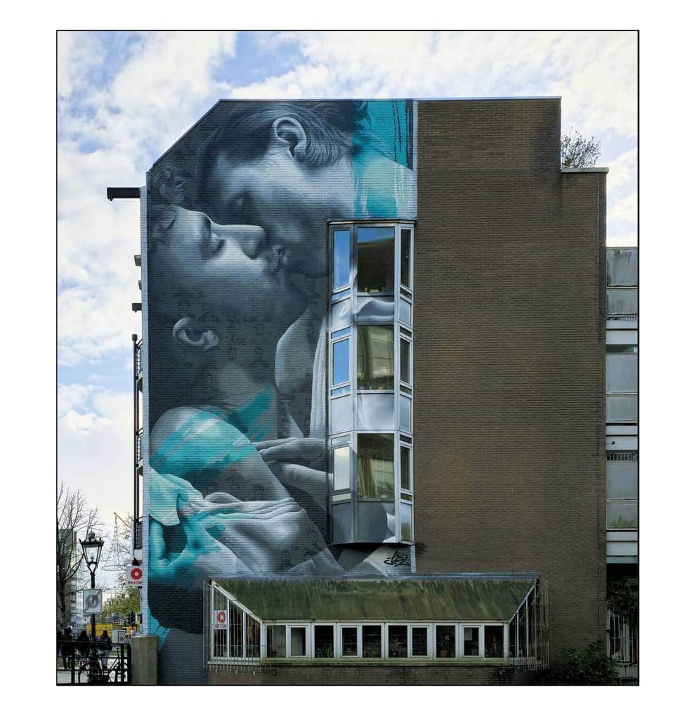 "Behind the rainbow" by JDL in Amsterdam