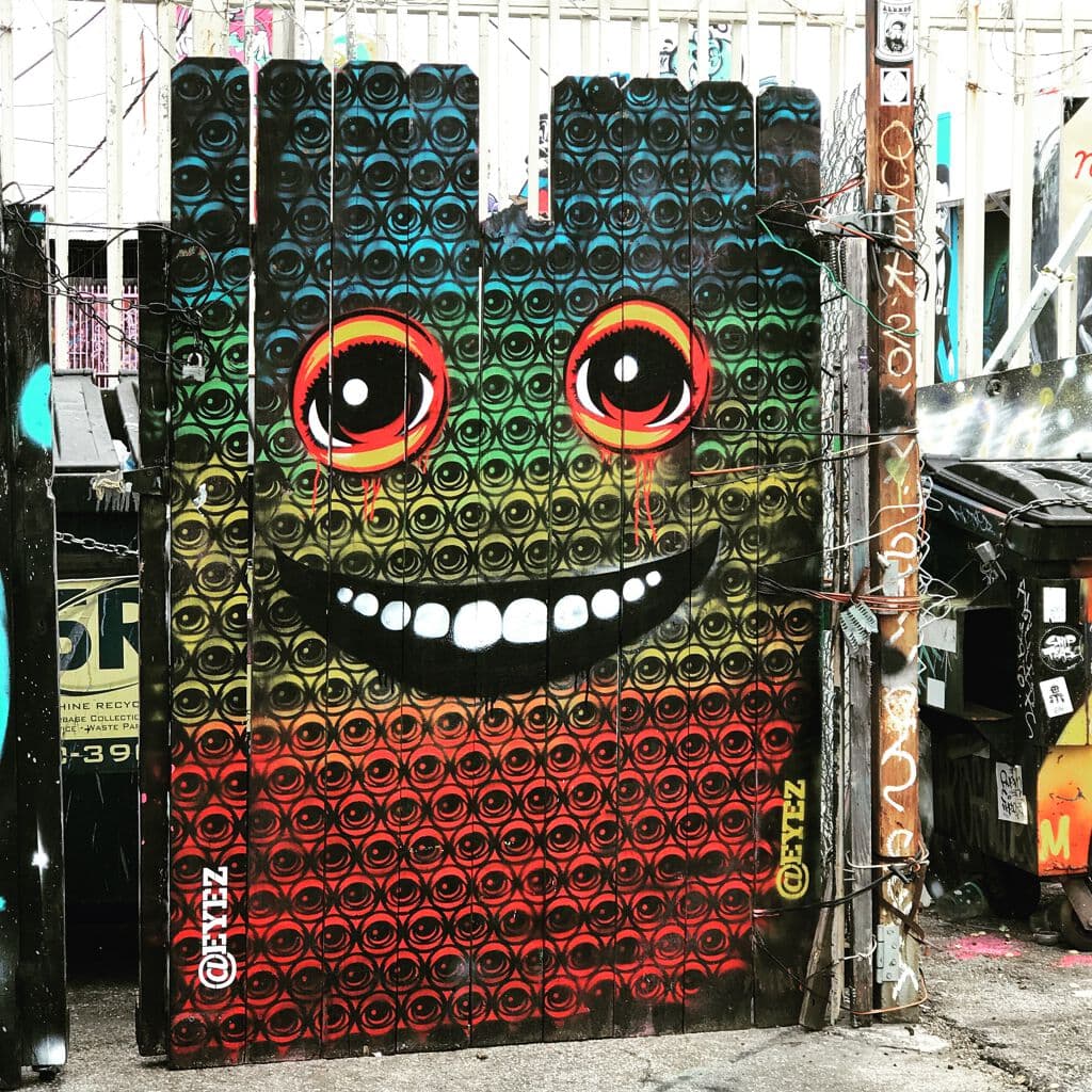 "EYEZ on Miami" by Peat Eyez in Wynwood, Miami