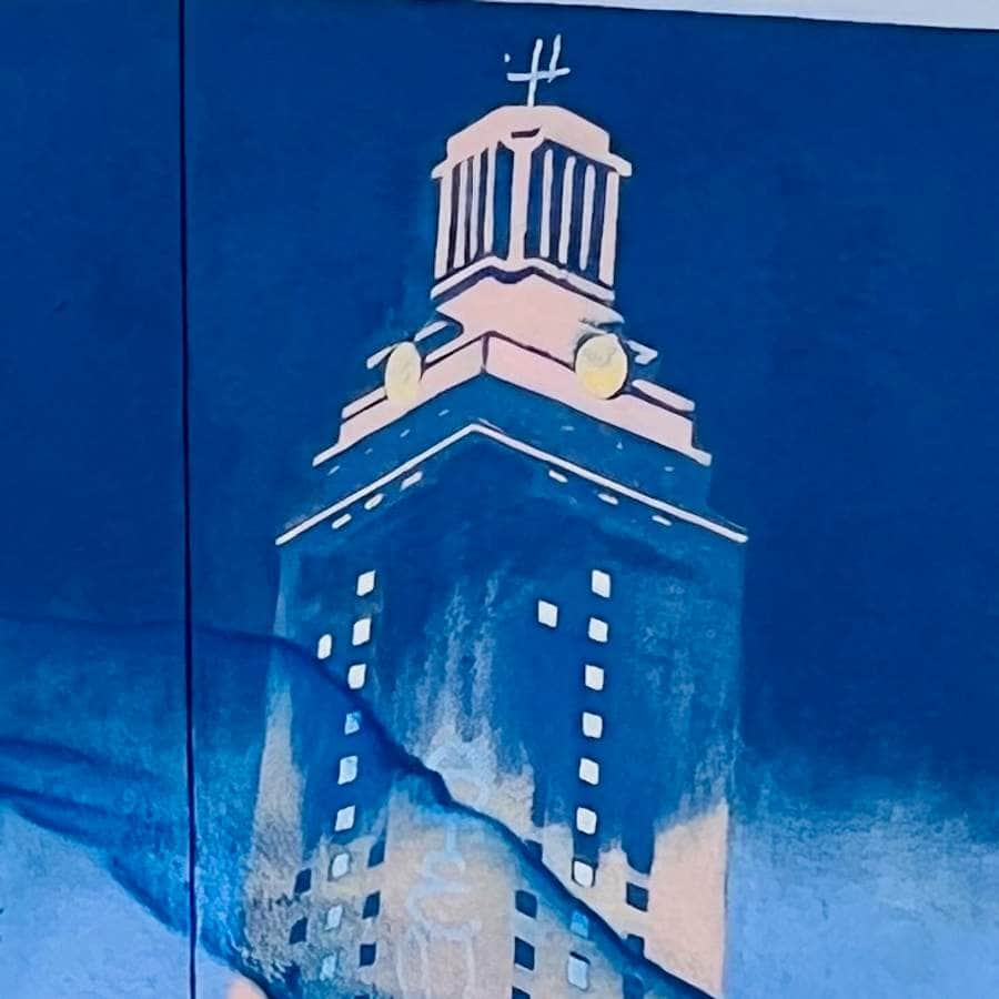 "Geometric Church Tower" by cheavens in Austin