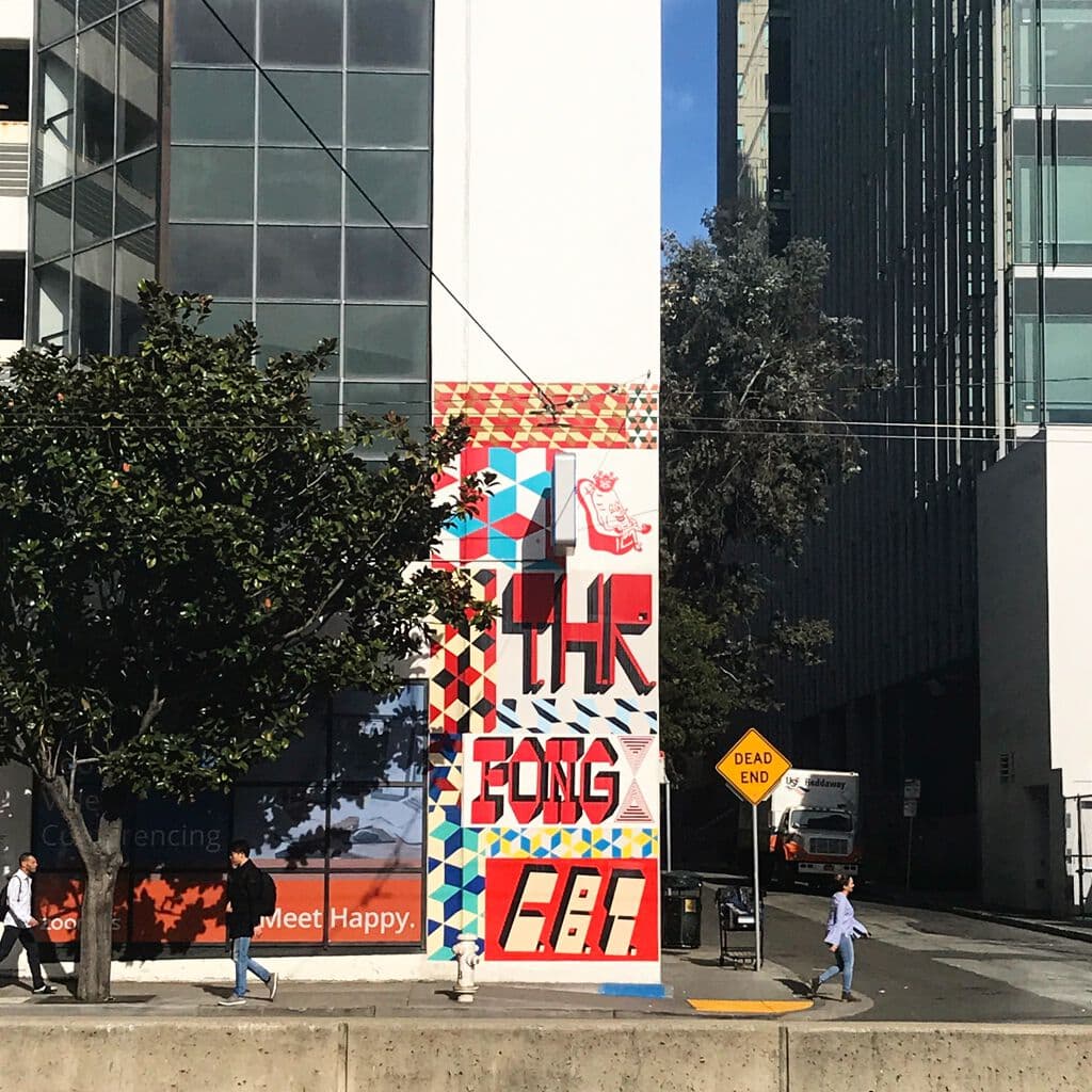 "Moscone Center Garage" by Barry McGee in Transbay, San Francisco