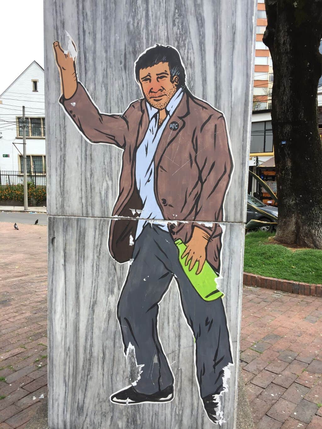 "Drunk man - Hombre borracho" in Bogota