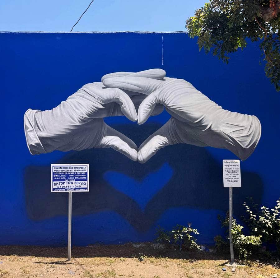 "Sherman Gallery Mural 2" by Various Artists in Los Angeles