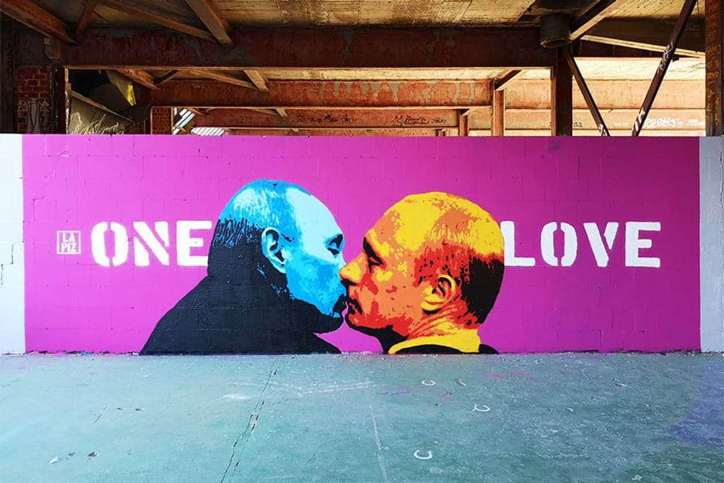 "One Love" by Lapiz in Berlin