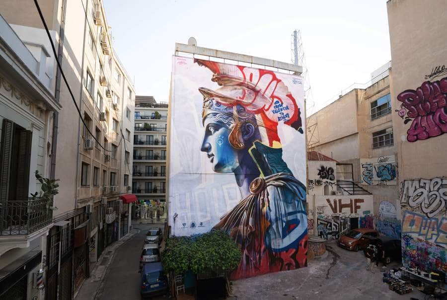"Offering to Athens" by PichiAvo in Athens