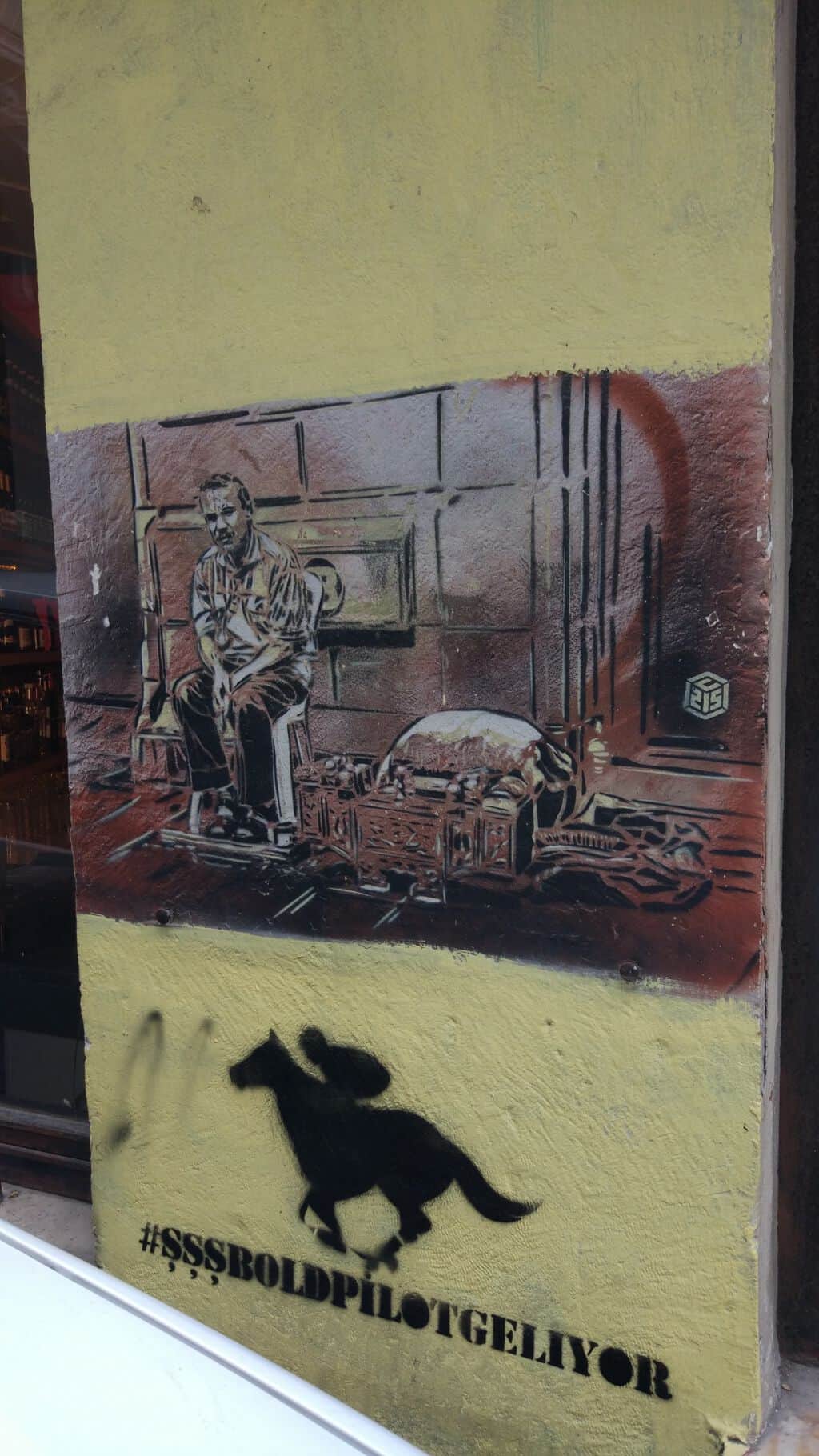 "The Craftsman at Work" by C215 in Istanbul