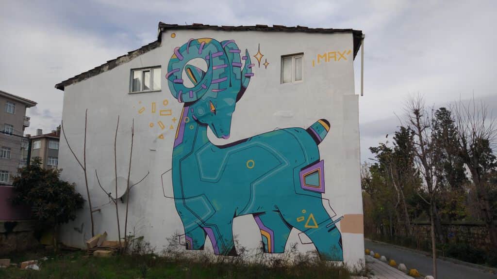 "Mechanical Llama with Geometric Brain" by Max On Duty in Istanbul