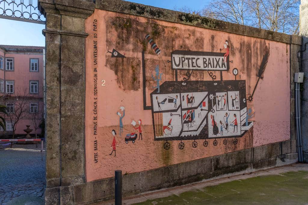 "Uptec Baixa Community Mural" in Porto