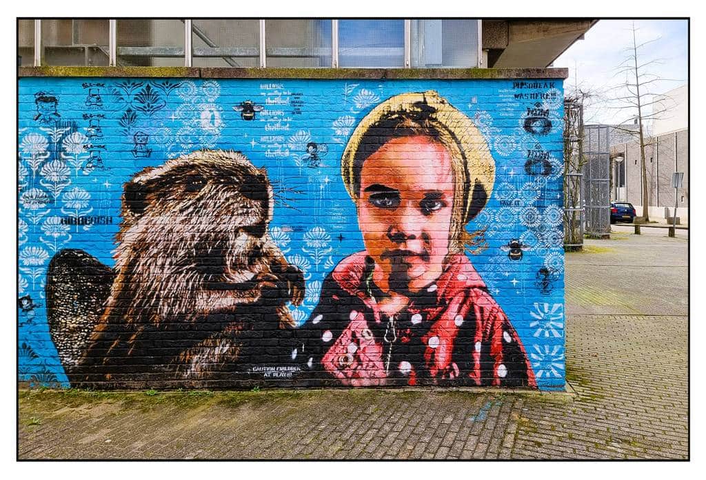 "A beaver in the Beverenstraat" by pipsqueakwashere in Amsterdam