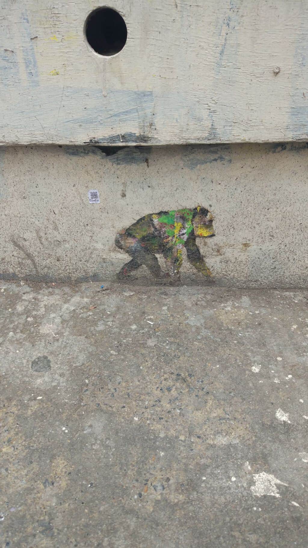 "Colorful Primate in Urban Decay" by Kaybid in Istanbul