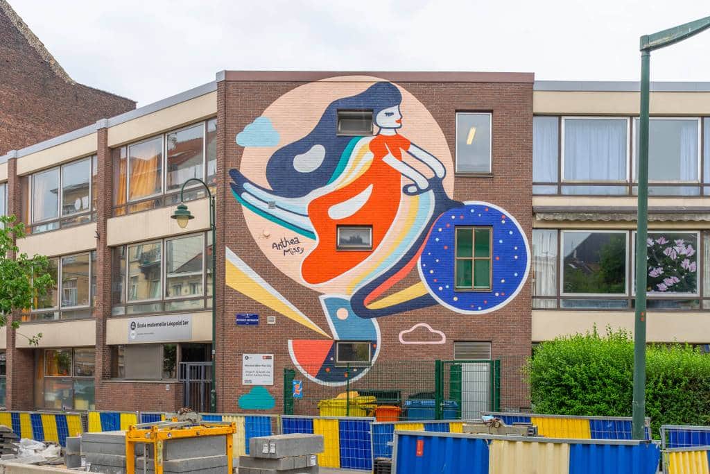 "Women Bike The City" by Anthea Missy in Brussels