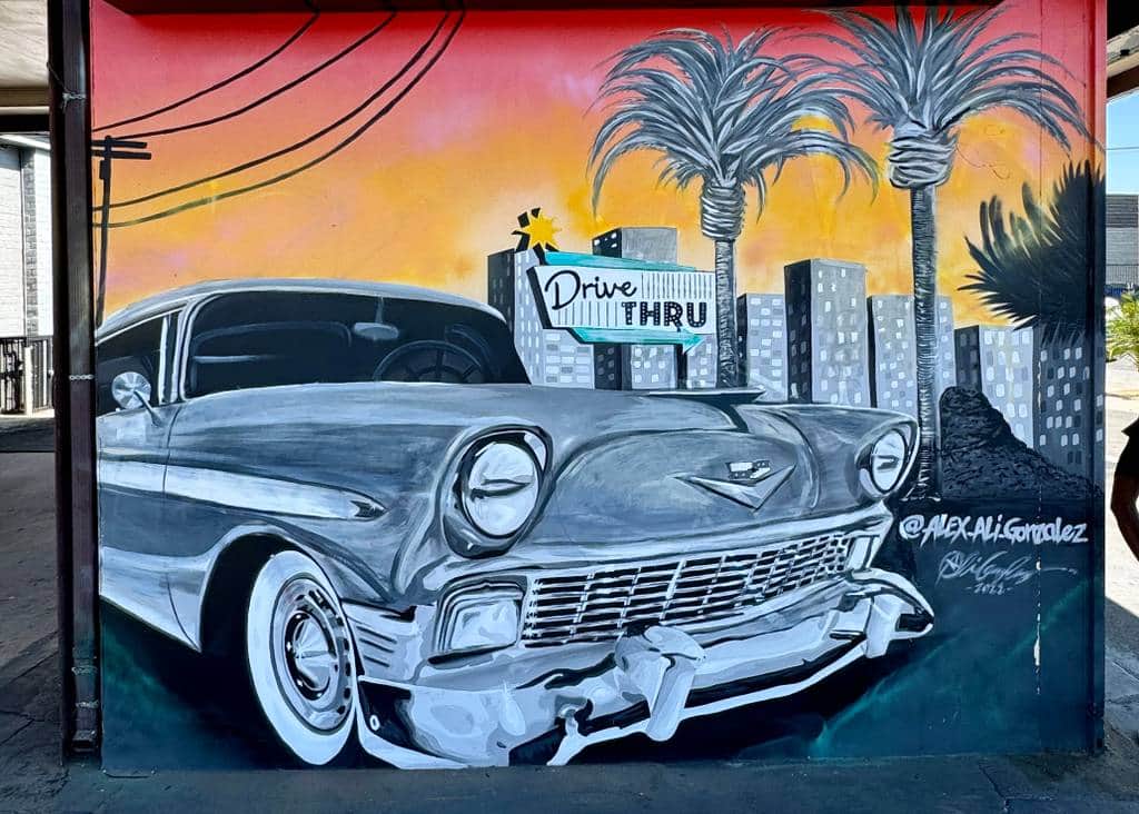 "Retro Drive-Thru Nostalgia" by Alex Ali Gonzalez in Los Angeles
