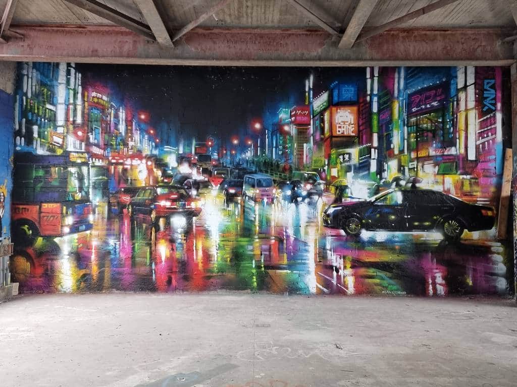 "Glow and spray" by Dan Kitchener in Berlin