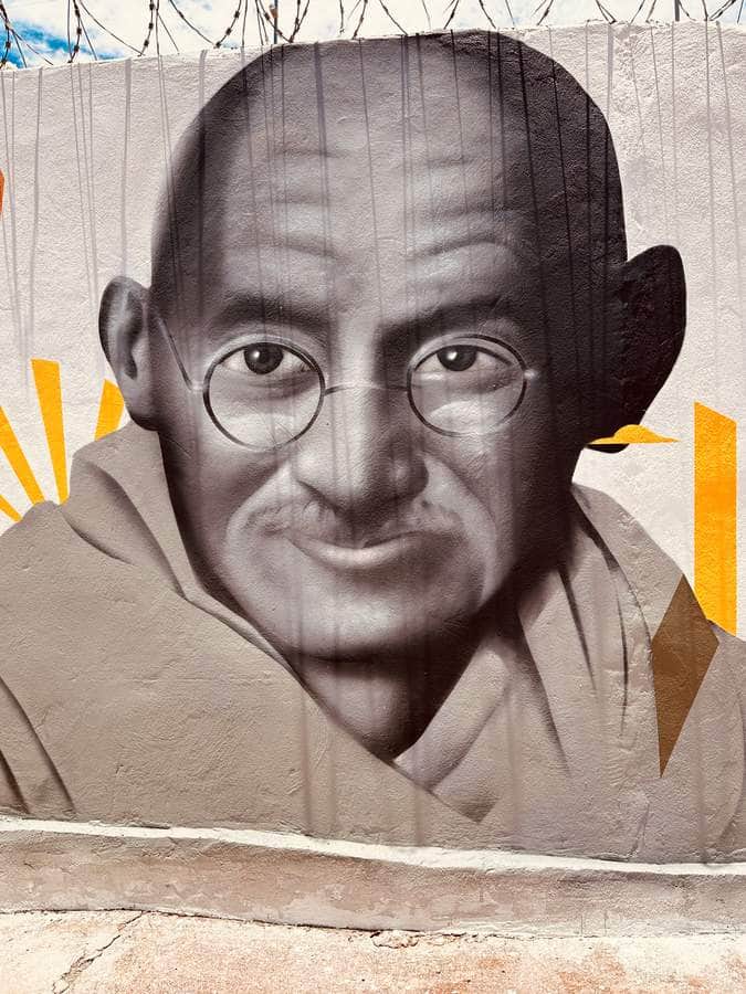 "Gandhi" by Clayton Iscuer in Sao Paulo