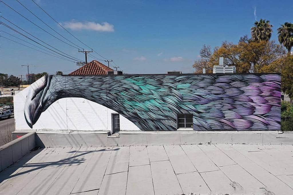 "Whale in Flight" by Adele Renault in Los Angeles