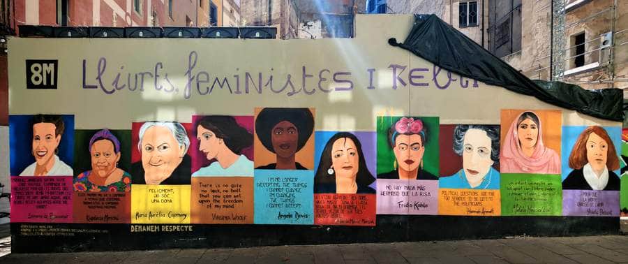 "Lliures feministes" by Mariel Soria in Barcelona
