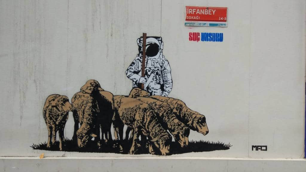"Astronaut Herding Wolves" by Mad in Istanbul