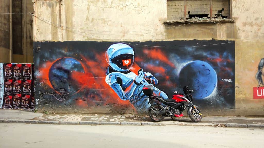 "Astronaut on Space Bike" by Kien in Istanbul