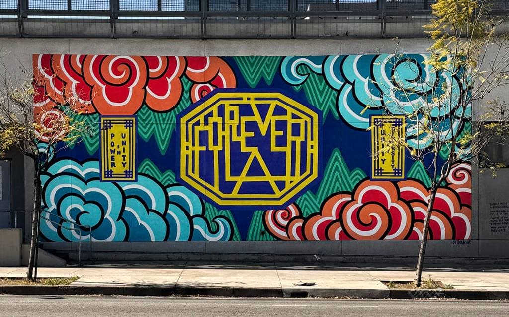 "Forever United" by Annie Hong in Koreatown, Los Angeles
