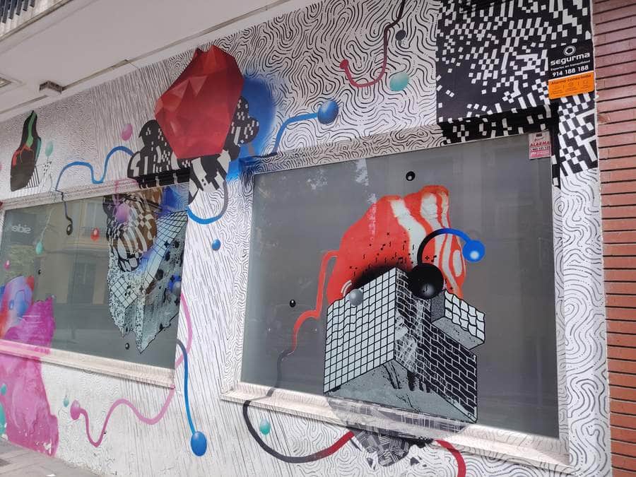 "Urban Figures in Abstract Motion" by Rosh333 in Madrid