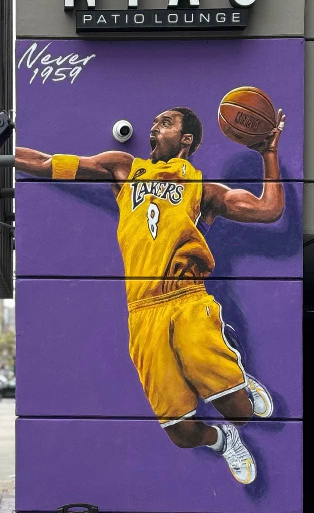 "Kobe Bryant" by Jonas Never in Downtown, Los Angeles