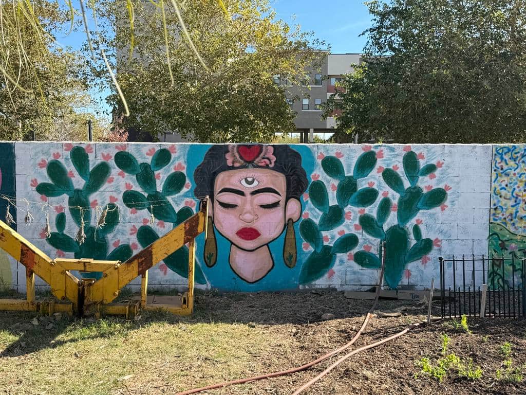 "Portrait with Cacti and Third Eye" in Phoenix