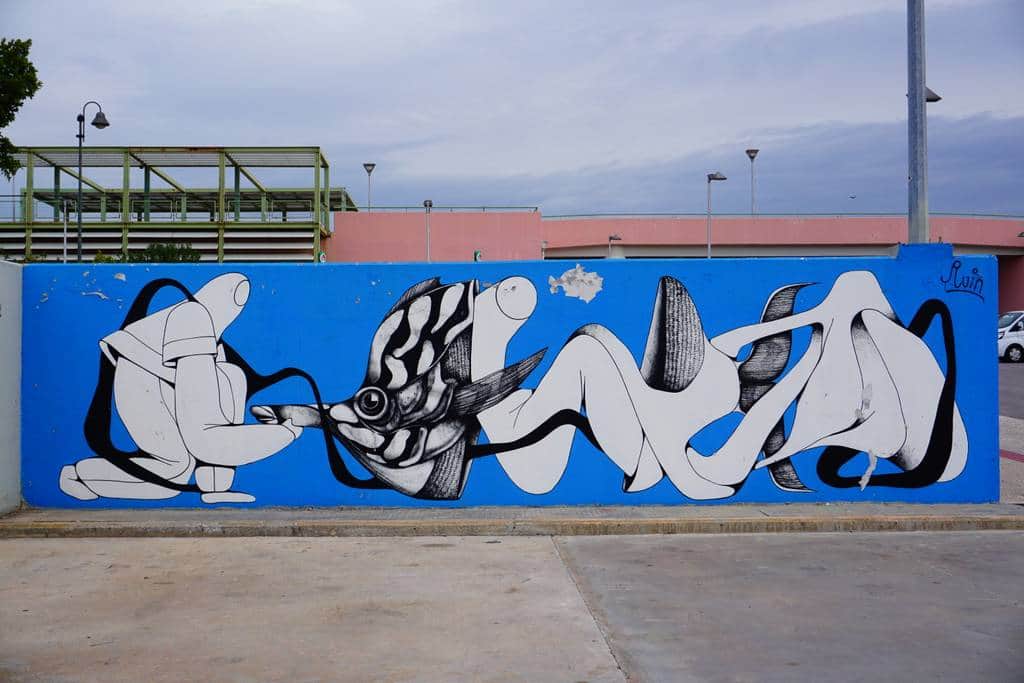 Untitled street art by Ruin in Athens