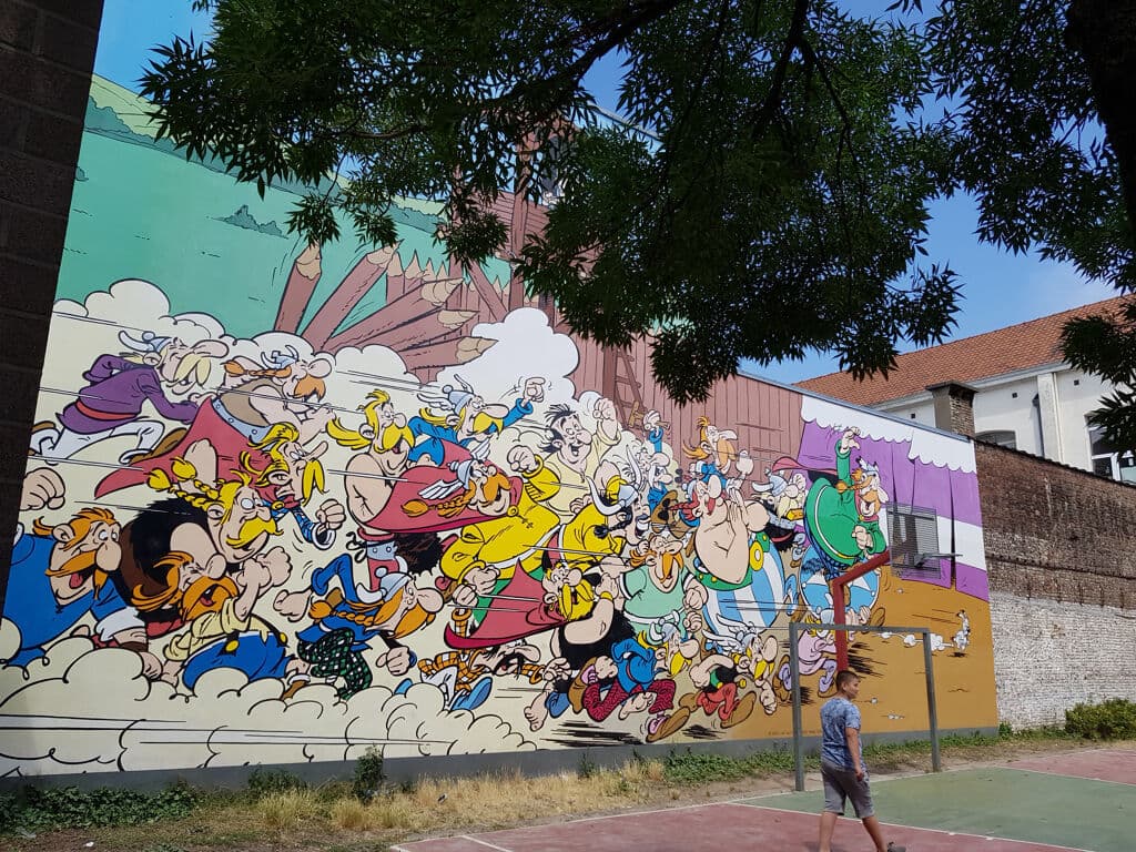 "Astérix" by Georgios Oreopoulos in Quartier De La Senne Zennewijk, Brussels