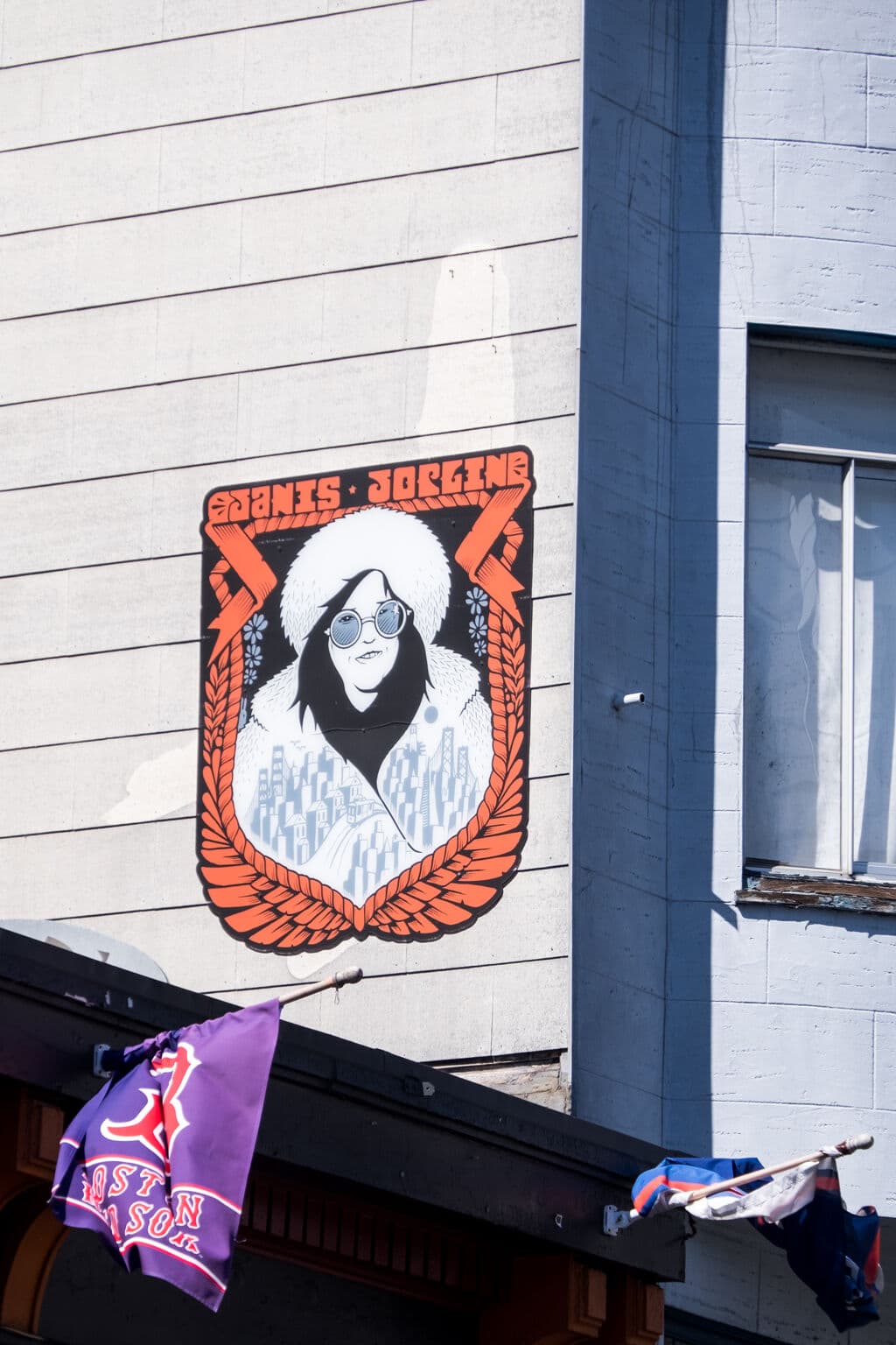 "Janis Joplin" by Jeremy Fish in Telegraph Hill, San Francisco