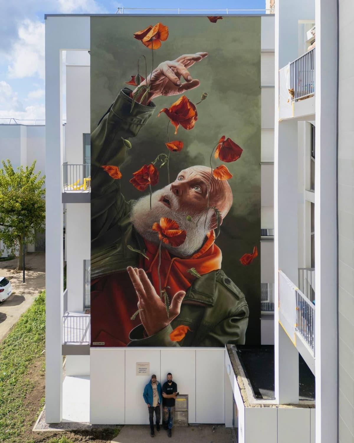 "Soul Flora - Resurgence" by Studio Giftig in Rsidence Ferdinand Sarraz Bournet, Boulogne Sur Mer