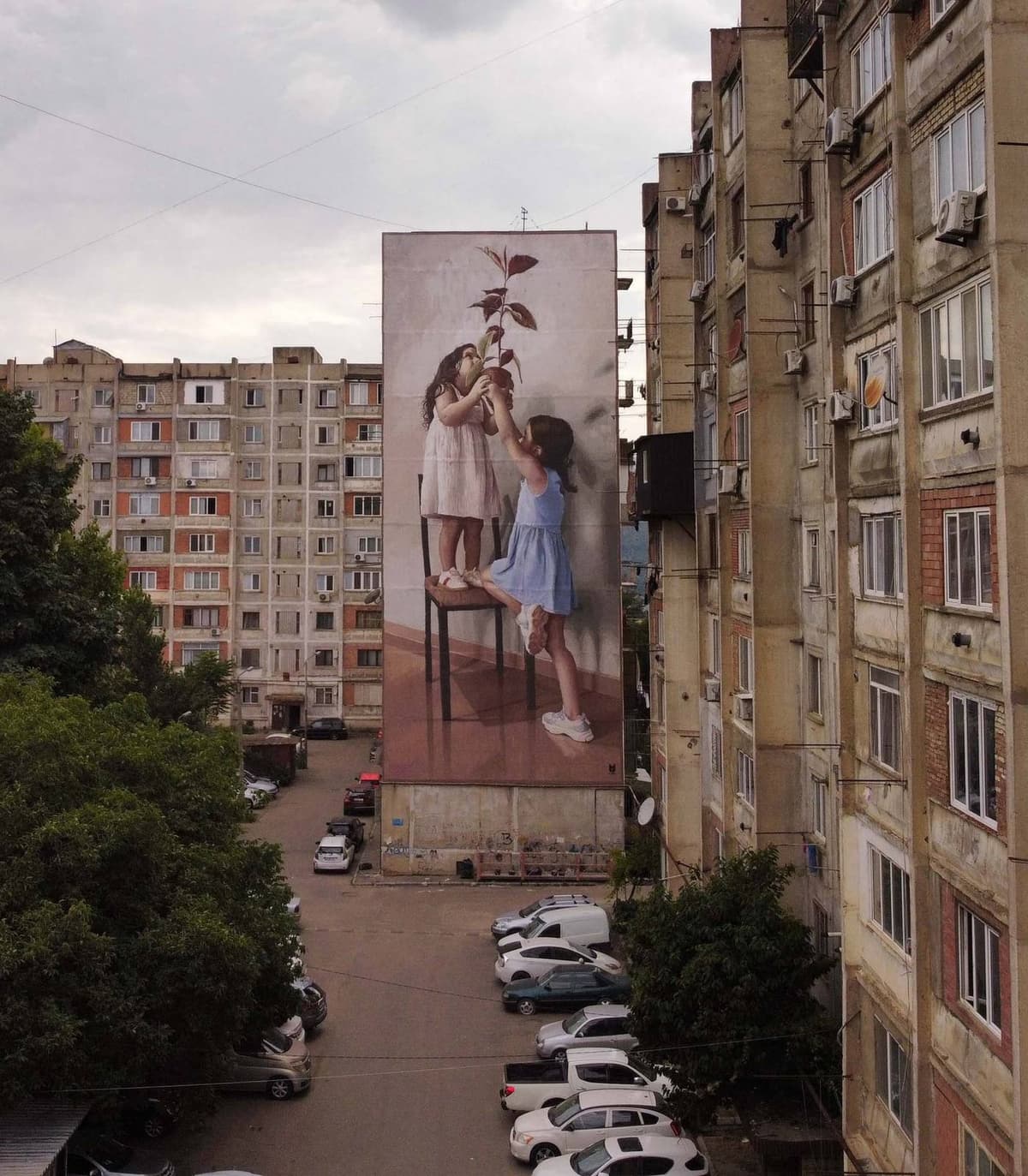 "Orizzonti di Cemento" by Edoardo Ettorre in Tbilisi