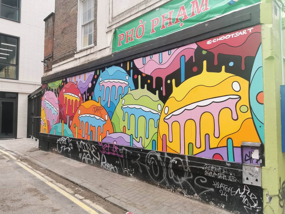 "Dribbles" by Choots in London
